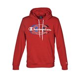 Champion LEGACY HOODED SWEAT RED