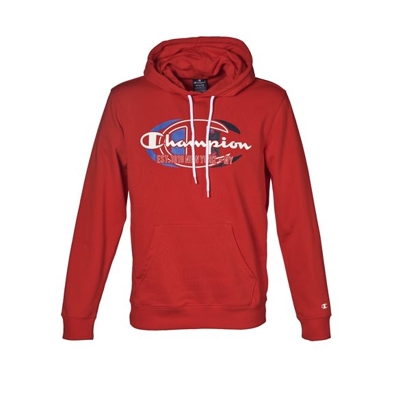 Champion LEGACY HOODED SWEAT RED